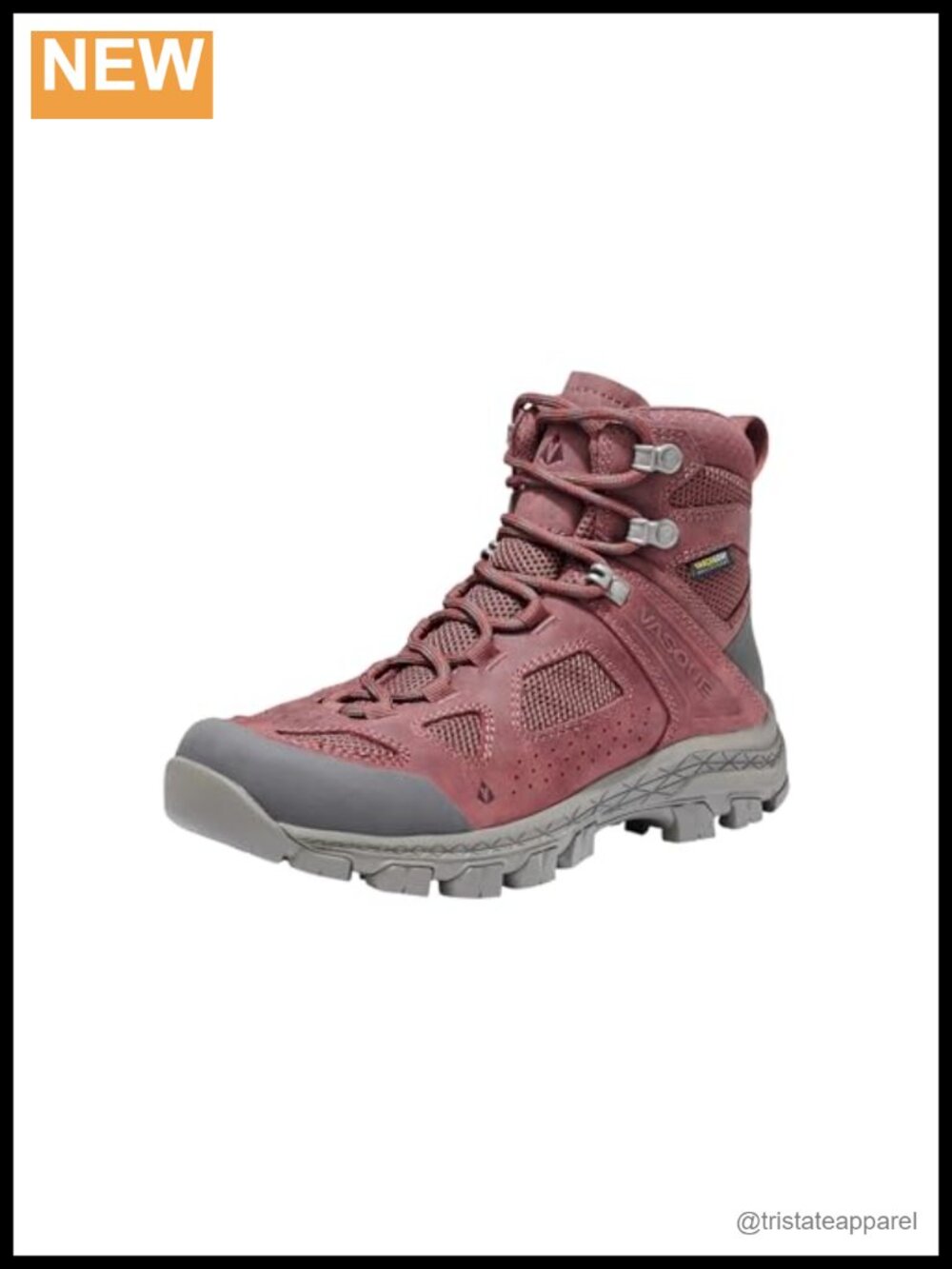 Women's Waterproof Leather Hiking Boots Ankle-High Trail Shoes